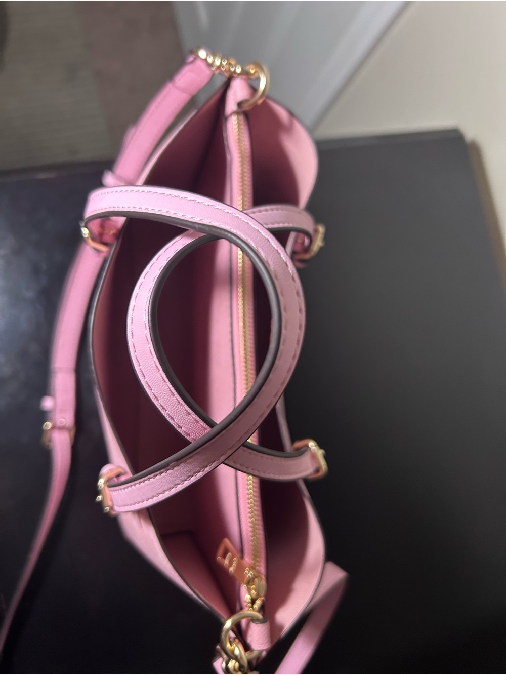 Coach Powder Pink Signature Tote Bag with Removable Strap - Picture 8 of 10